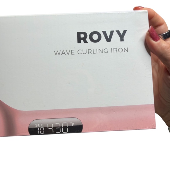 Tymo Rory S wave curling iron New In Box blush pink - Picture 2 of 4